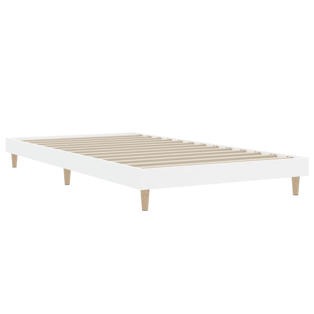 Berkfield Bed Frame White 90x200 cm Engineered Wood