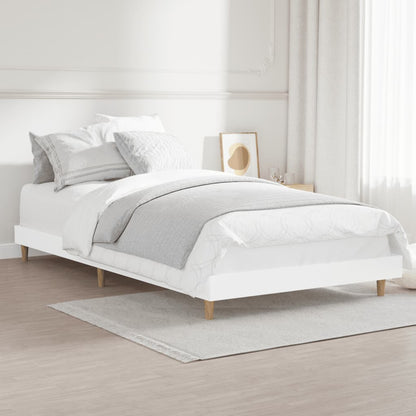Berkfield Bed Frame White 90x200 cm Engineered Wood