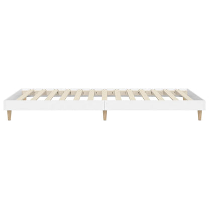 Berkfield Bed Frame White 90x200 cm Engineered Wood