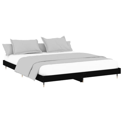 Berkfield Bed Frame Black 180x200 cm 6FT Super King Engineered Wood