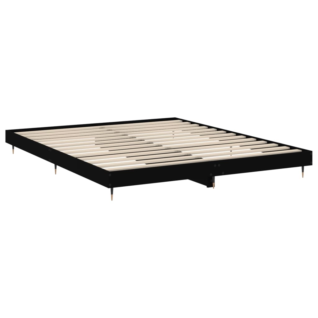 Berkfield Bed Frame Black 180x200 cm 6FT Super King Engineered Wood