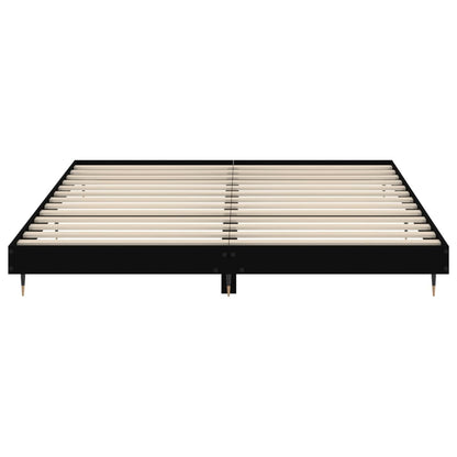 Berkfield Bed Frame Black 180x200 cm 6FT Super King Engineered Wood