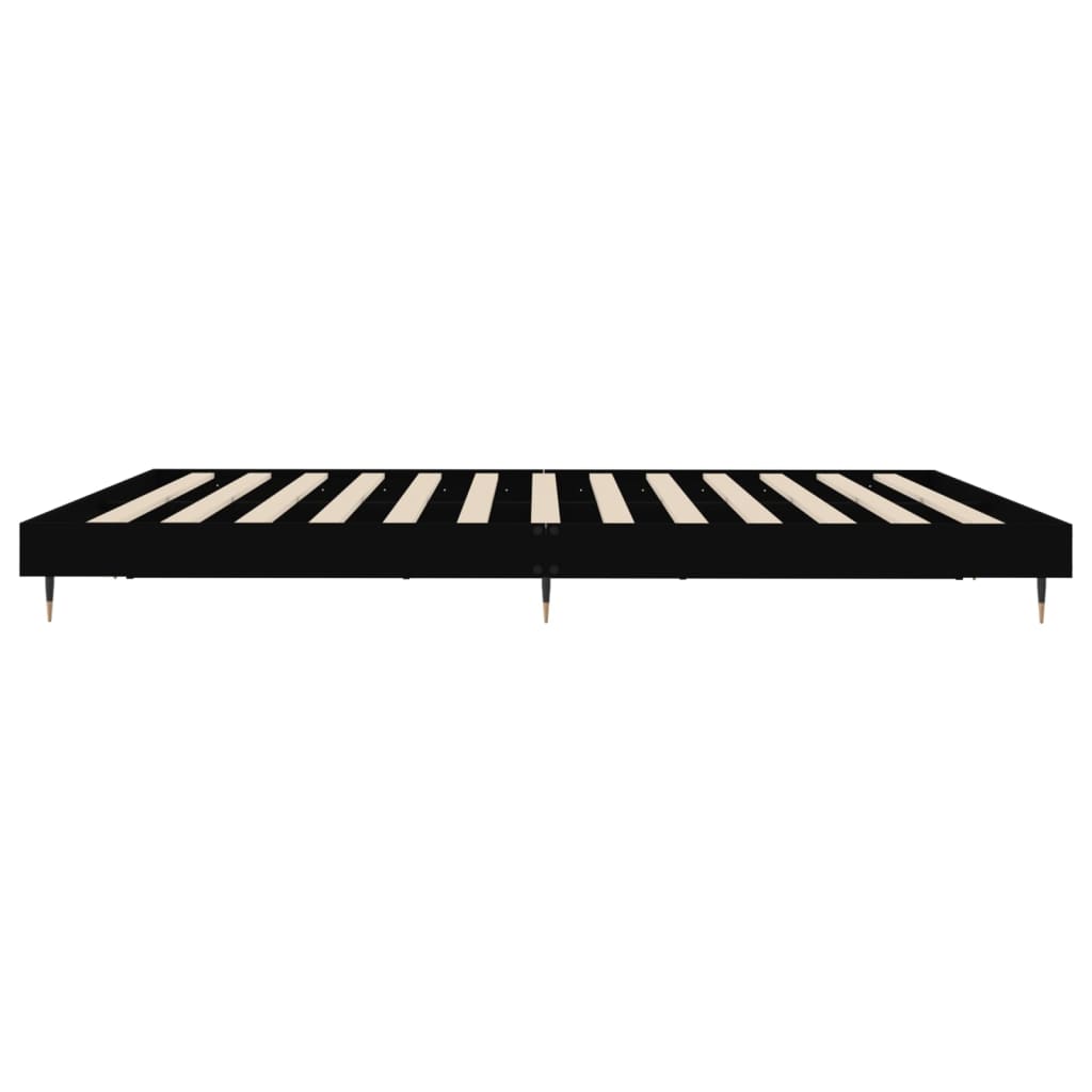 Berkfield Bed Frame Black 180x200 cm 6FT Super King Engineered Wood
