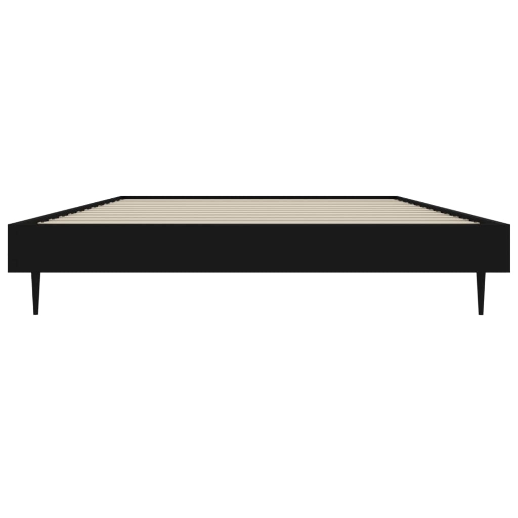 Berkfield Bed Frame Black 100x200 cm Engineered Wood