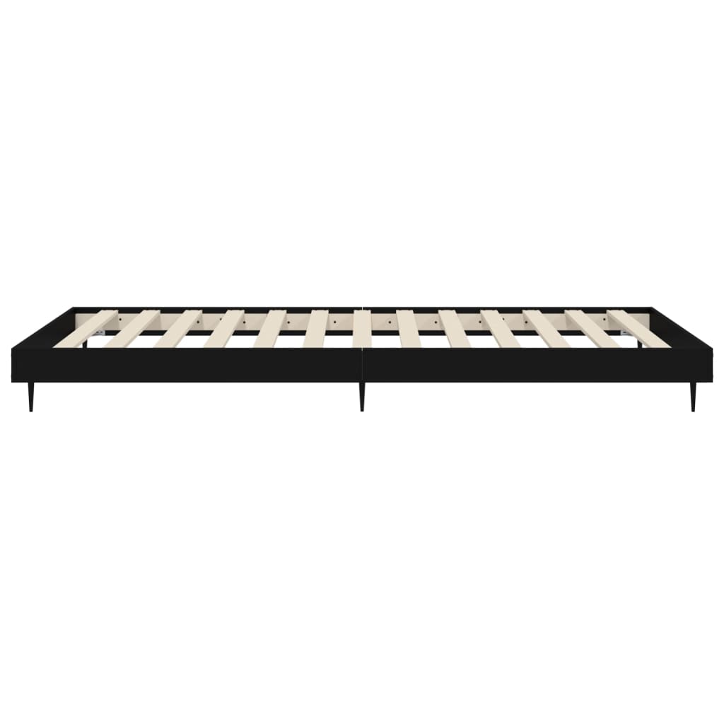 Berkfield Bed Frame Black 100x200 cm Engineered Wood