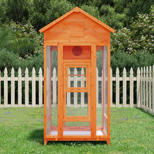 Berkfield Bird House Brown 91.5x53x170 cm Solid Wood Pine