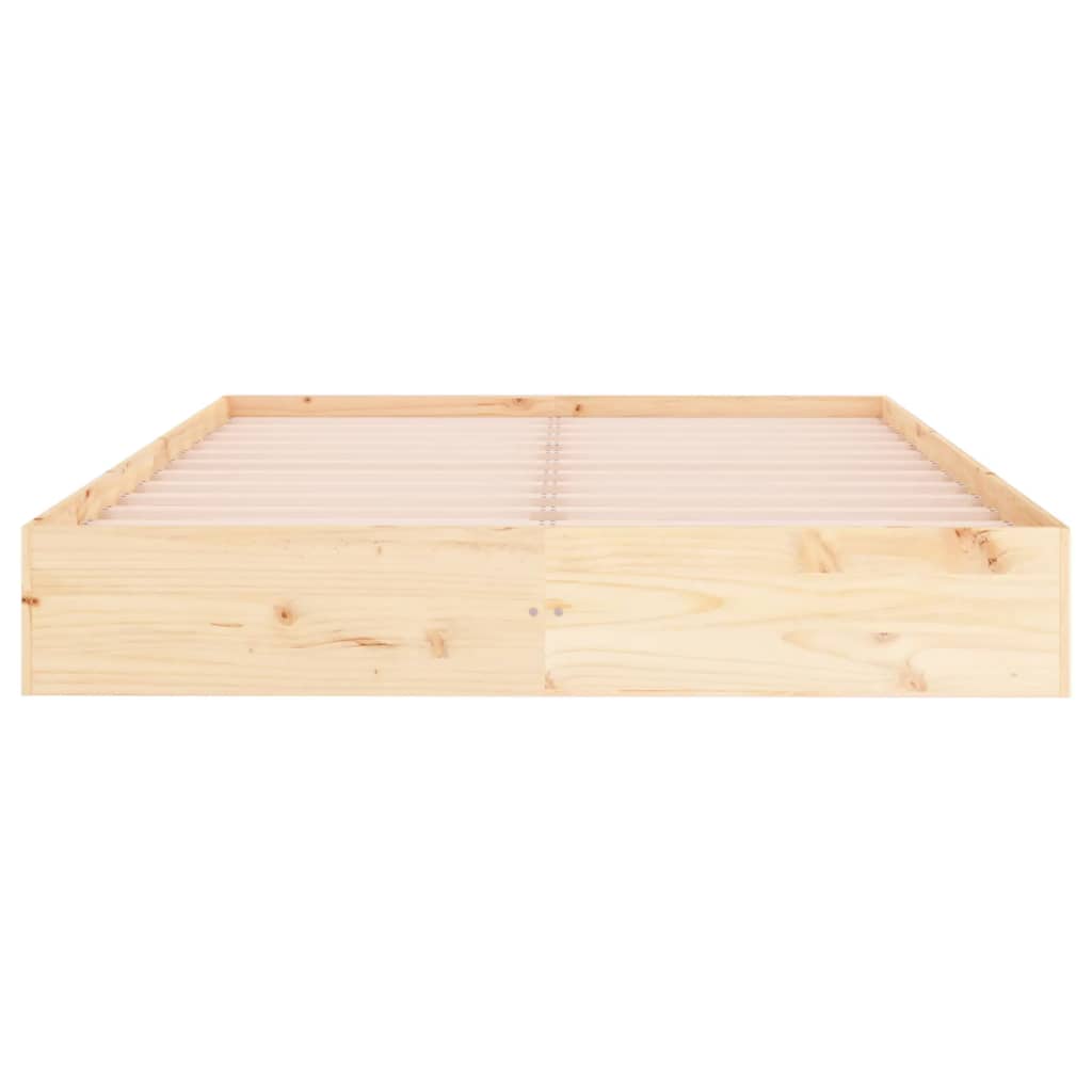 Berkfield Bed Frame Solid Wood 200x200 cm