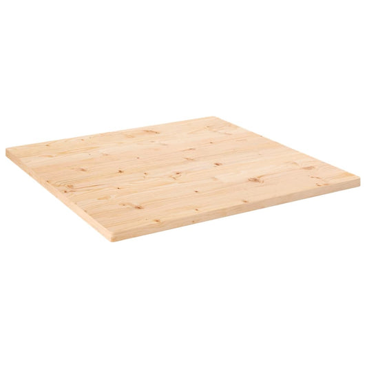Berkfield Table Top 70x70x2.5 cm Solid Wood Pine Square