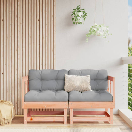 Berkfield Corner Sofas with Cushions 2 pcs Solid Wood Douglas