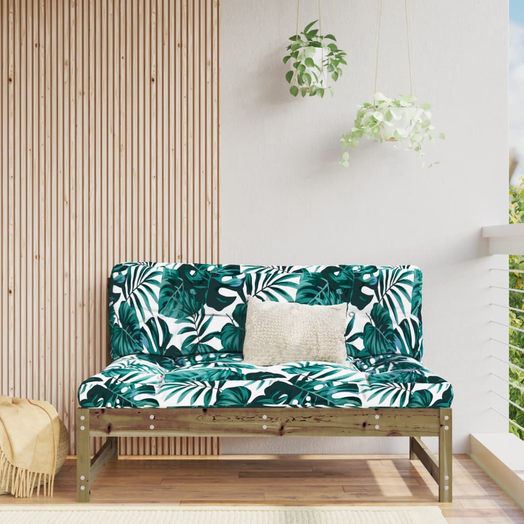 Berkfield Middle Sofa 120x80 cm Impregnated Wood Pine