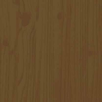 Berkfield Middle Sofa Honey Brown 120x80 cm Solid Wood Pine