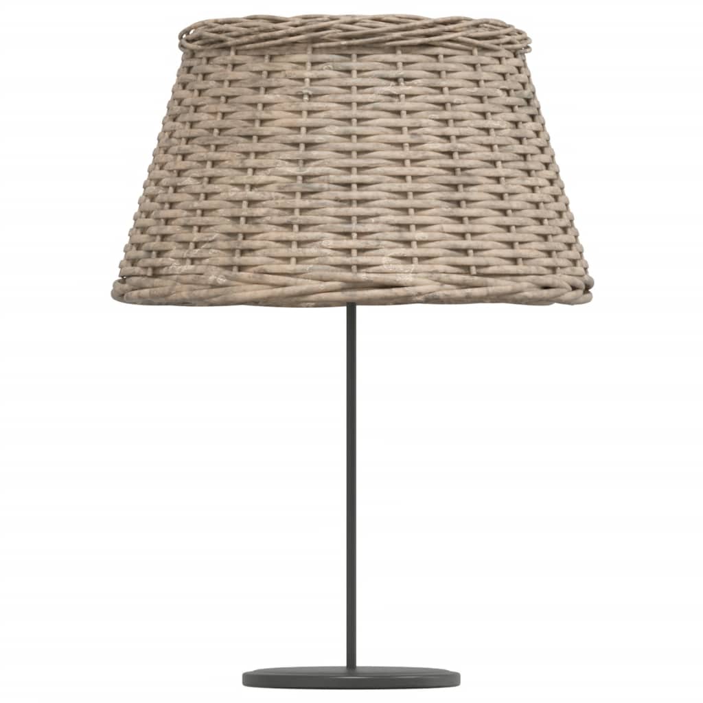 Berkfield Lamp Shade Brown �_�”�_50x30 cm Wicker