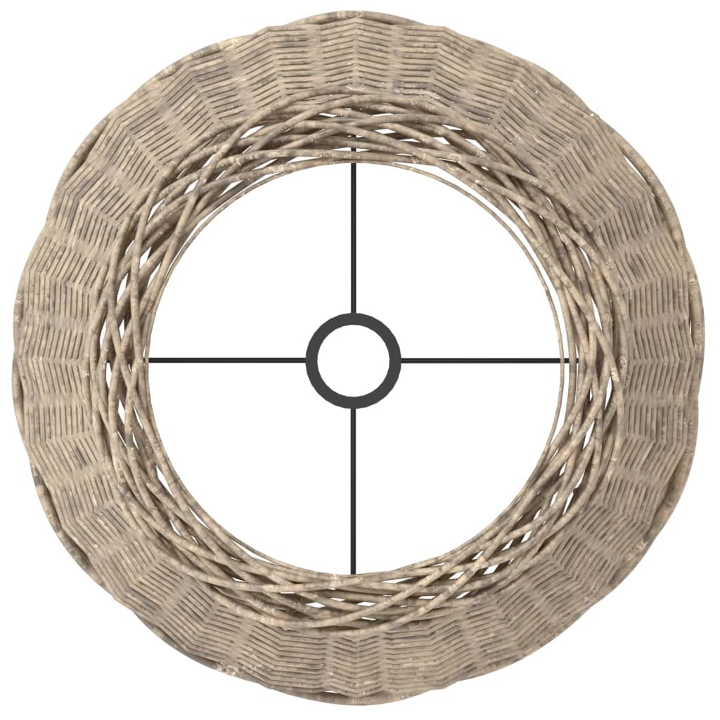 Berkfield Lamp Shade Brown �_�”�_50x30 cm Wicker
