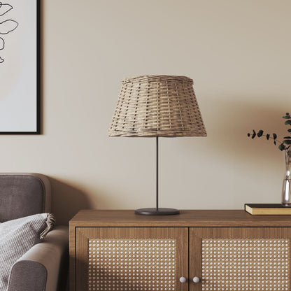 Berkfield Lamp Shade Brown �_�”�_50x30 cm Wicker