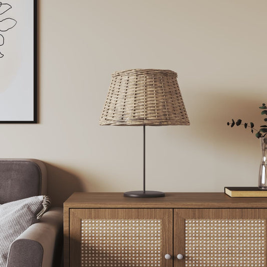 Berkfield Lamp Shade Brown �_�”�_50x30 cm Wicker