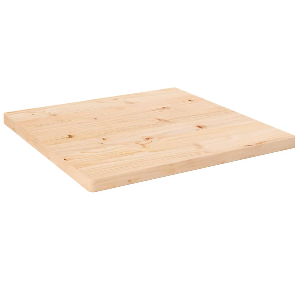 Berkfield Table Top 40x40x2.5 cm Solid Wood Pine Square