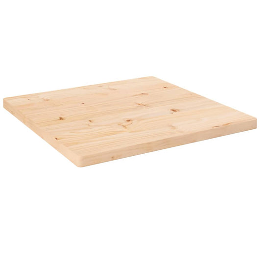 Berkfield Table Top 40x40x2.5 cm Solid Wood Pine Square