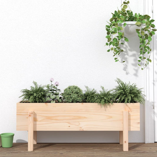 Berkfield Garden Raised Bed 101x30x38 cm Solid Wood Pine