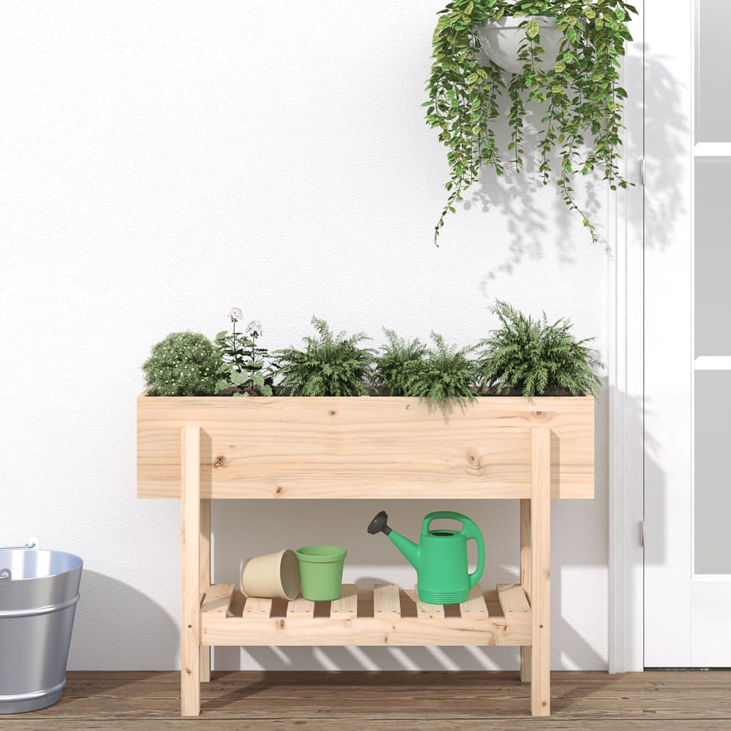 Berkfield Garden Raised Bed 101x30x69 cm Solid Wood Pine