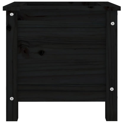 Berkfield Garden Planter Black 40x40x39 cm Solid Wood Pine