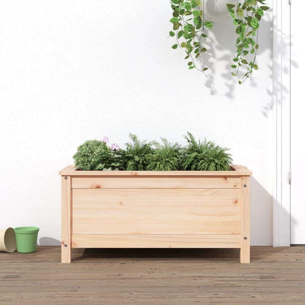 Berkfield Garden Planter 82.5x40x39 cm Solid Wood Pine