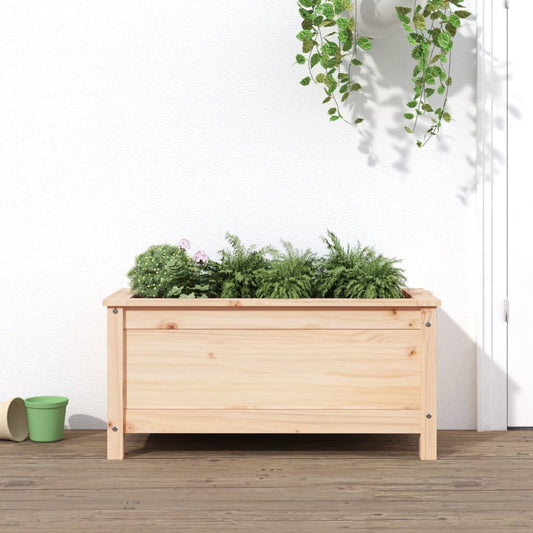 Berkfield Garden Planter 82.5x40x39 cm Solid Wood Pine