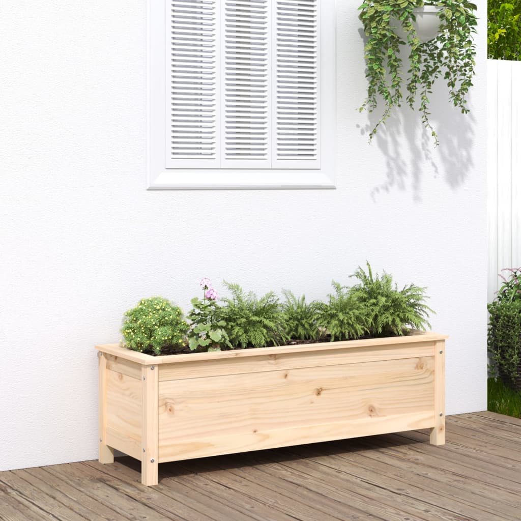 Berkfield Garden Raised Bed  119.5x40x39 cm Solid Wood Pine
