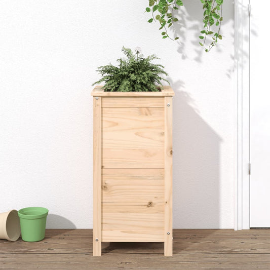 Berkfield Garden Planter 40x40x78 cm Solid Wood Pine