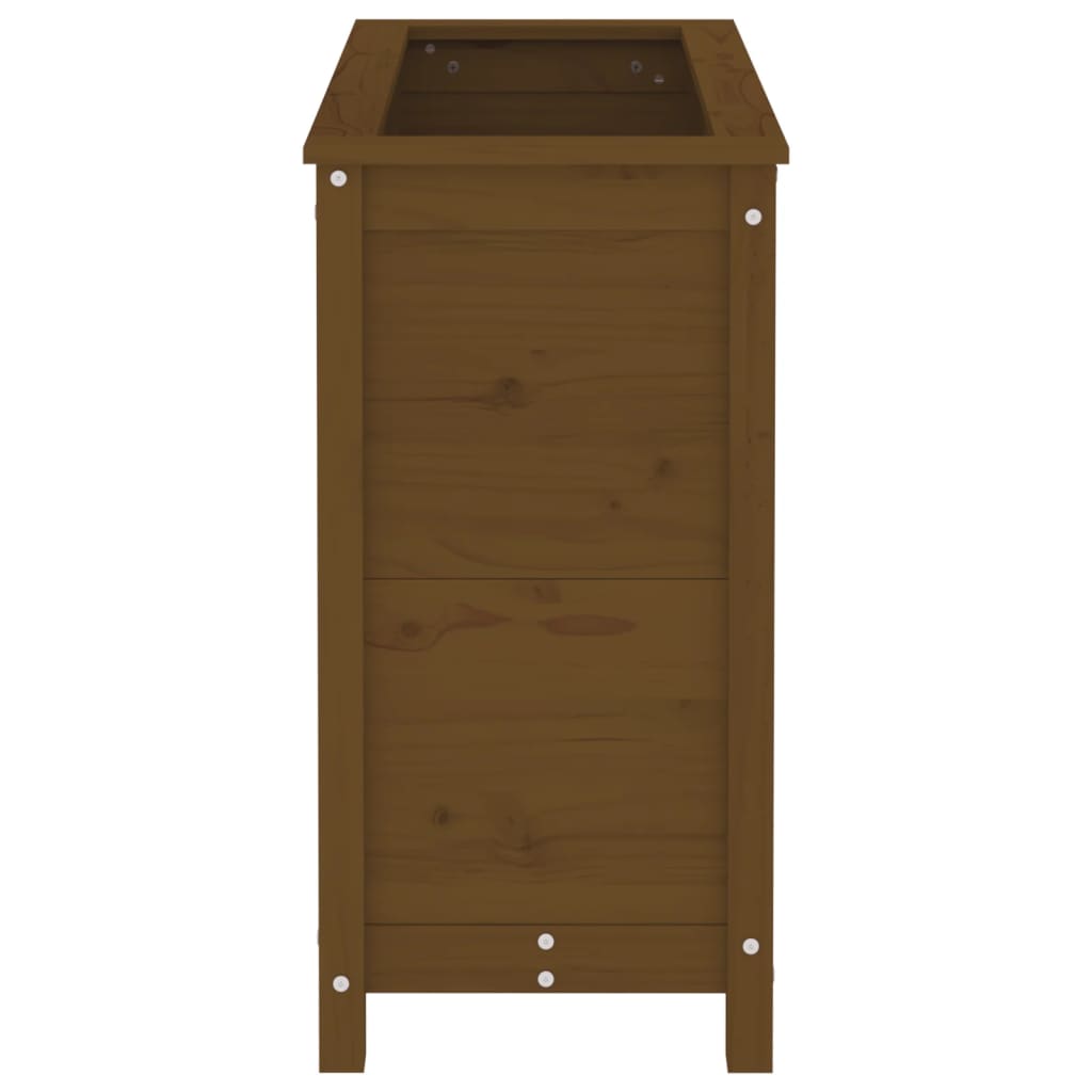 Berkfield Garden Planter Honey Brown 82.5x40x78 cm Solid Wood Pine