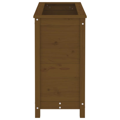 Berkfield Garden Planter Honey Brown 82.5x40x78 cm Solid Wood Pine