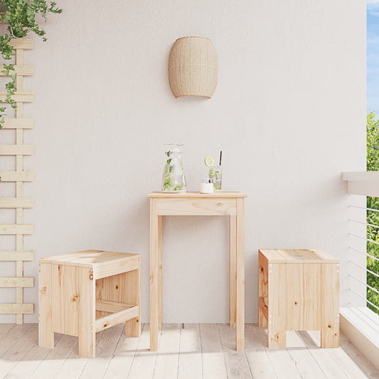 Berkfield Garden Stools 2 pcs 40x36x45 cm Solid Wood Pine
