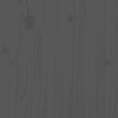 Berkfield Bar Stools 2 pcs Grey 40x42x120 cm Solid Wood Pine