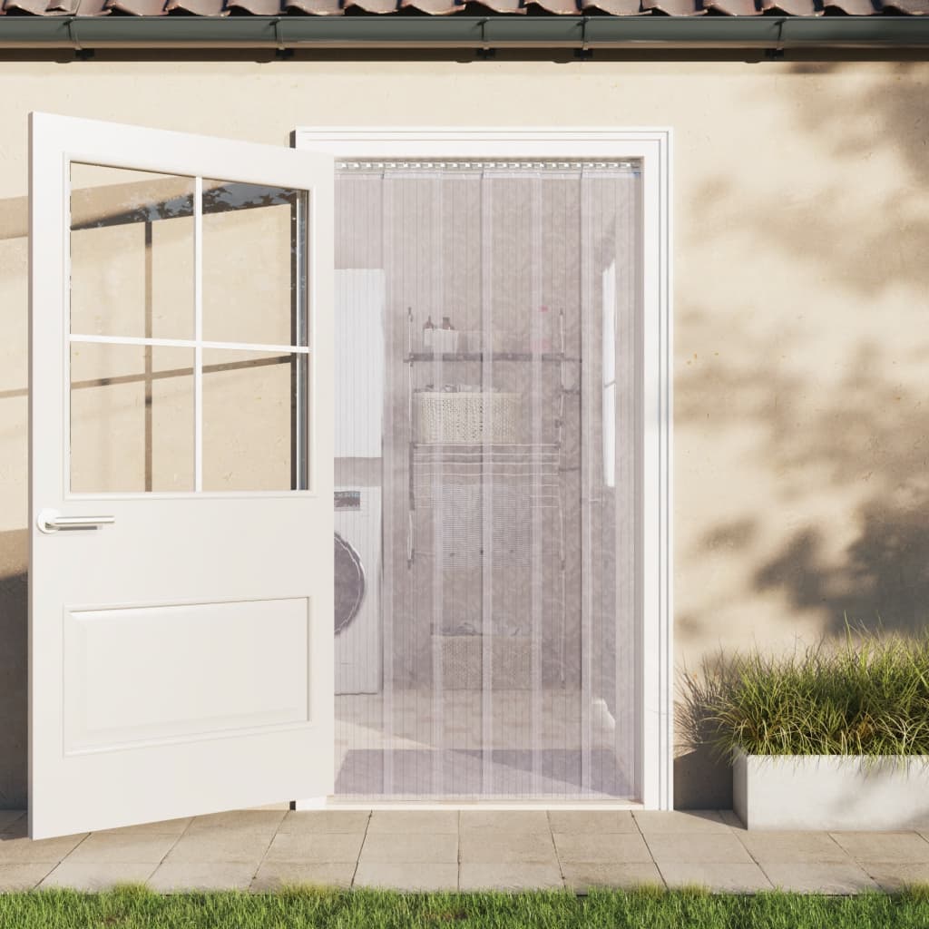 Berkfield Door Curtain Transparent 300 mmx2.6 mm 10 m PVC