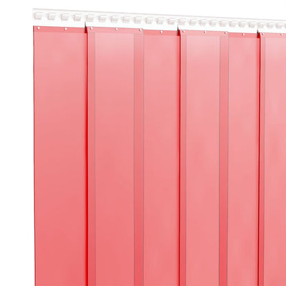 Berkfield Door Curtain Red 200 mmx1.6 mm 10 m PVC