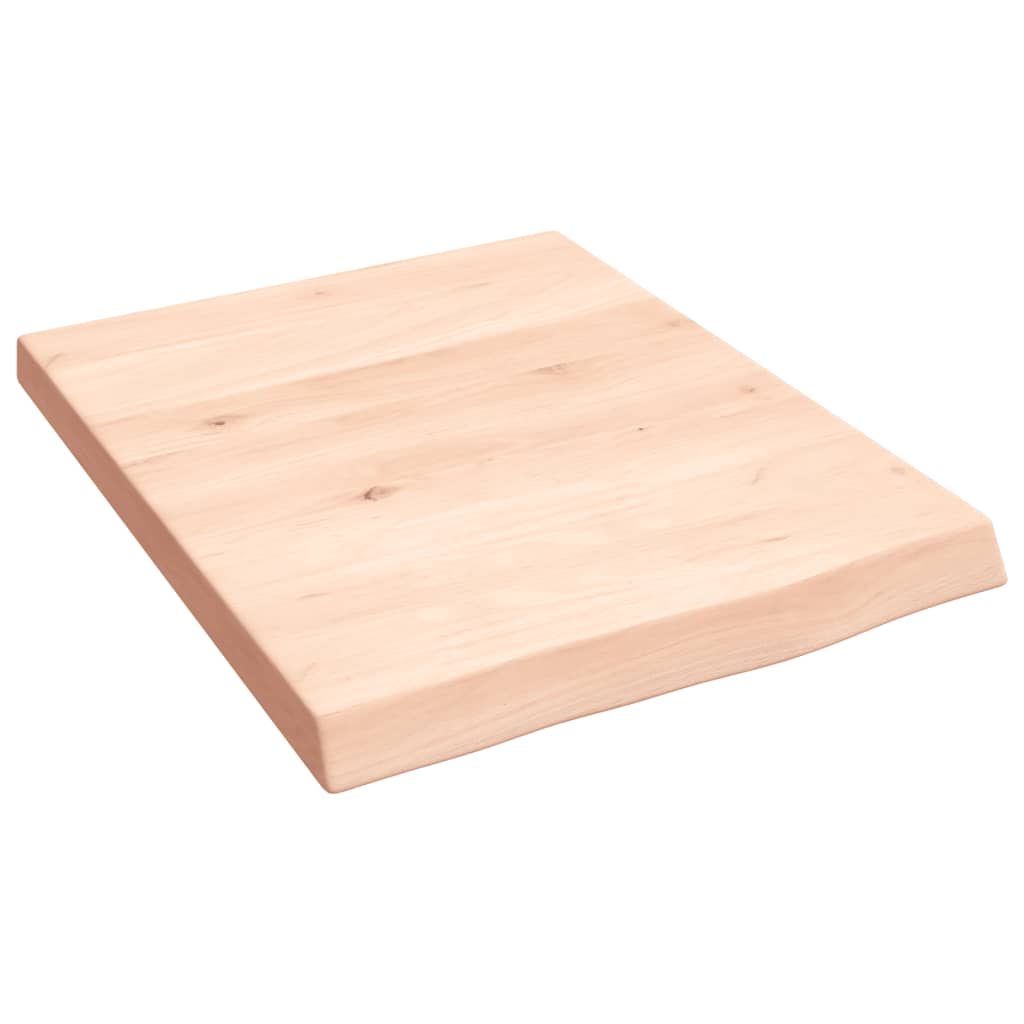 Berkfield Wall Shelf 40x50x4 cm Untreated Solid Wood Oak