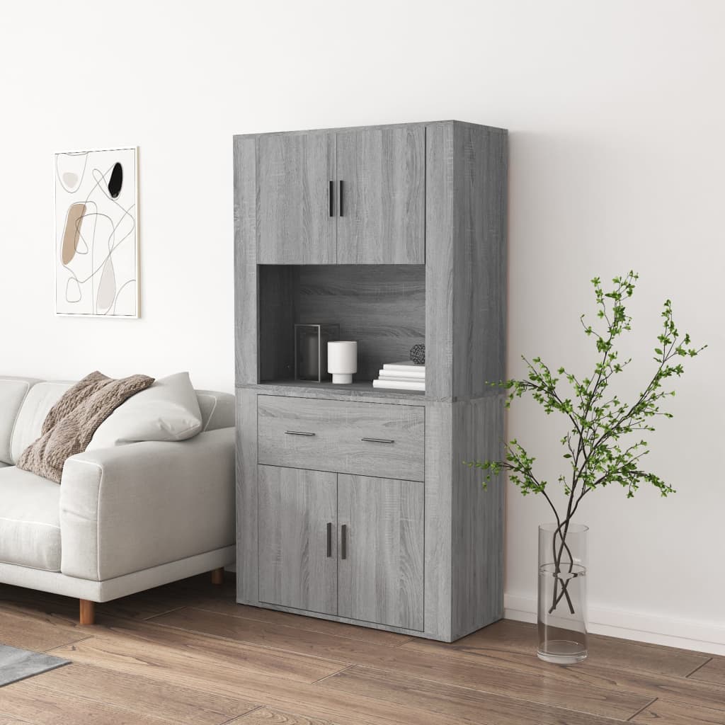 Berkfield Highboard Grey Sonoma Engineered Wood