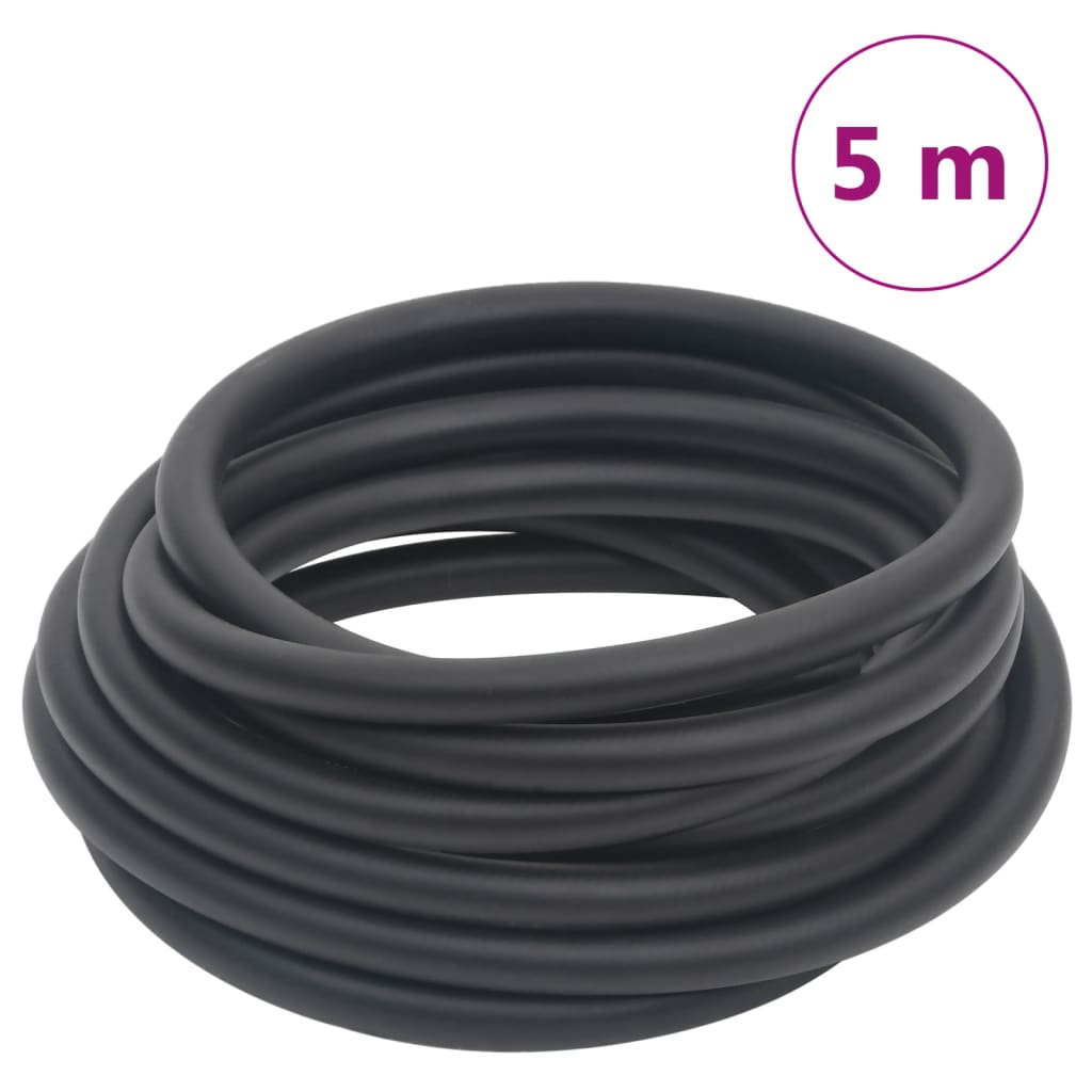Berkfield Hybrid Air Hose Black 0.6" 5 m Rubber and PVC