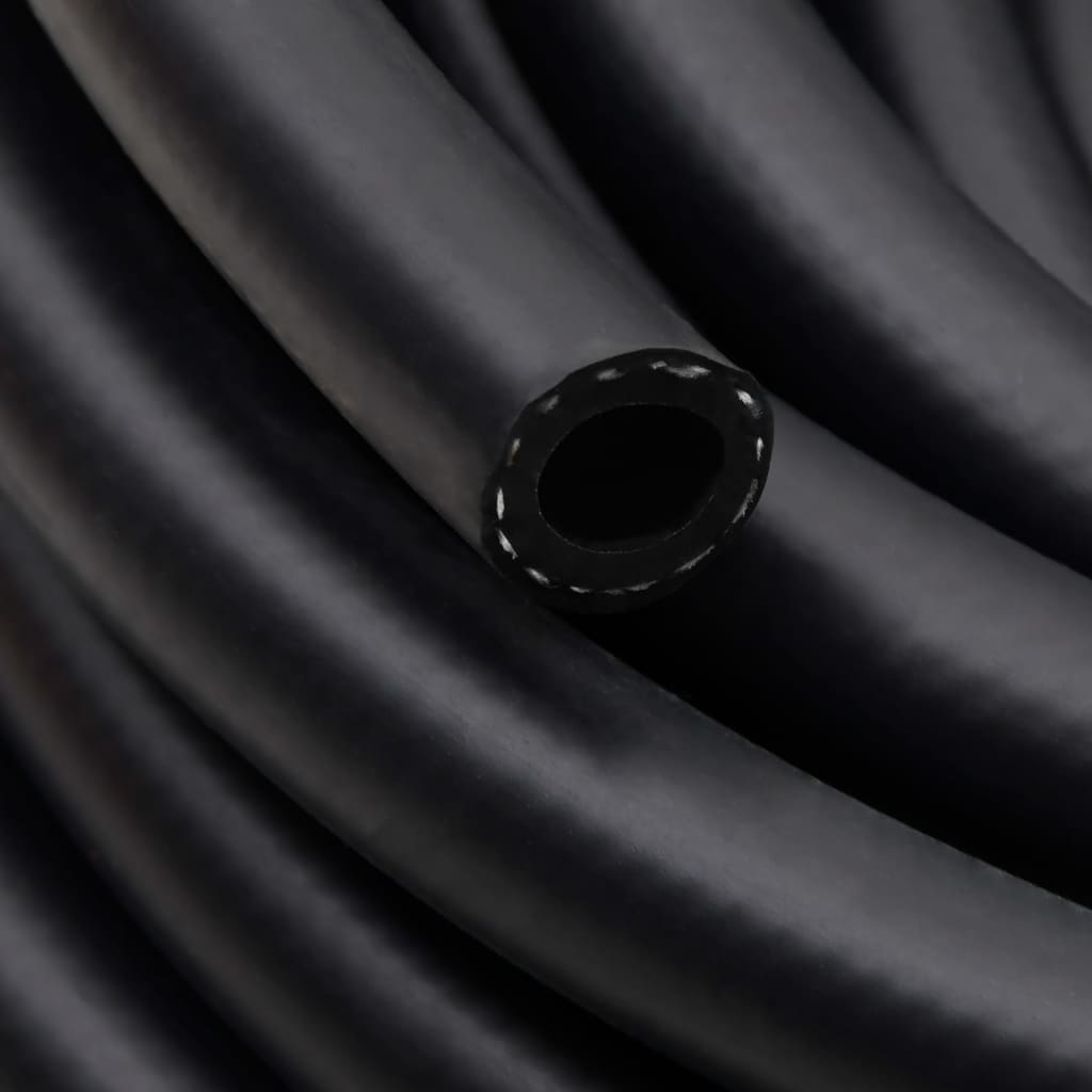 Berkfield Hybrid Air Hose Black 0.6" 20 m Rubber and PVC
