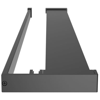 Berkfield Walk-in Shower Wall with Shelf Black 90x195 cm ESG Glass&Aluminium