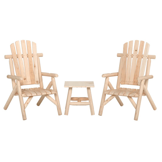 Berkfield 3 Piece Garden Lounge Set Solid Wood Spruce
