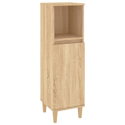 Berkfield 3 Piece Bathroom Furniture Set Sonoma Oak Engineered Wood