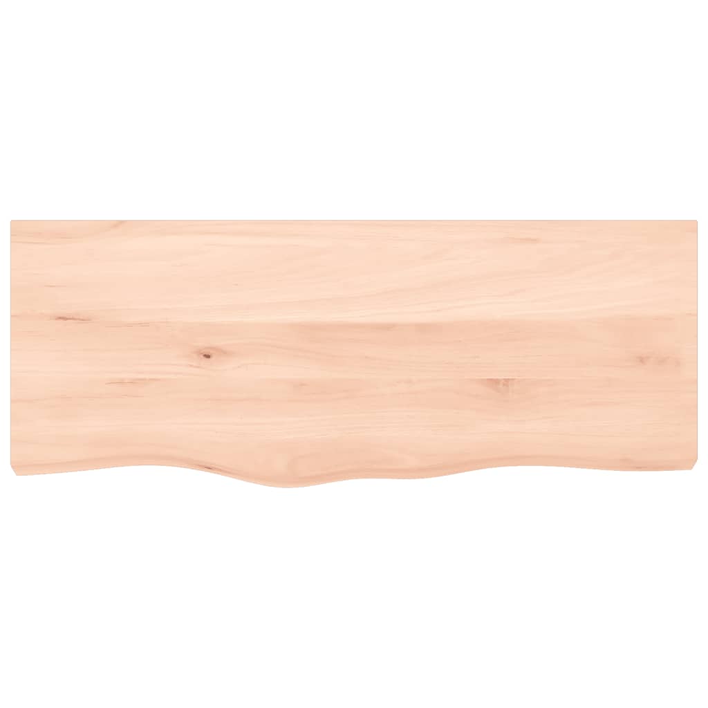 Berkfield Bathroom Countertop 100x40x4 cm Untreated Solid Wood