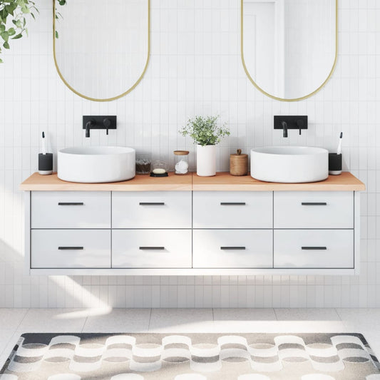 Berkfield Bathroom Countertop 180x40x4 cm Untreated Solid Wood