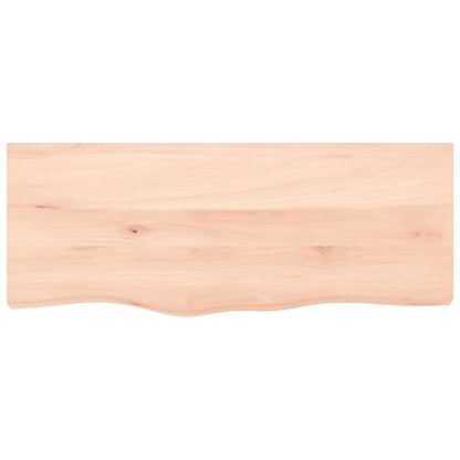 Berkfield Table Top 100x40x4 cm Untreated Solid Wood Oak