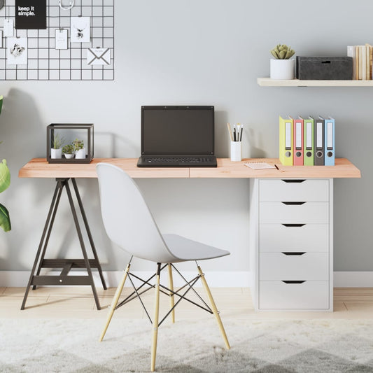 Berkfield Table Top 160x60x4 cm Untreated Solid Wood Oak