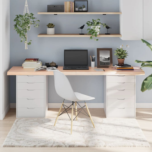 Berkfield Table Top 200x40x6 cm Untreated Solid Wood Oak