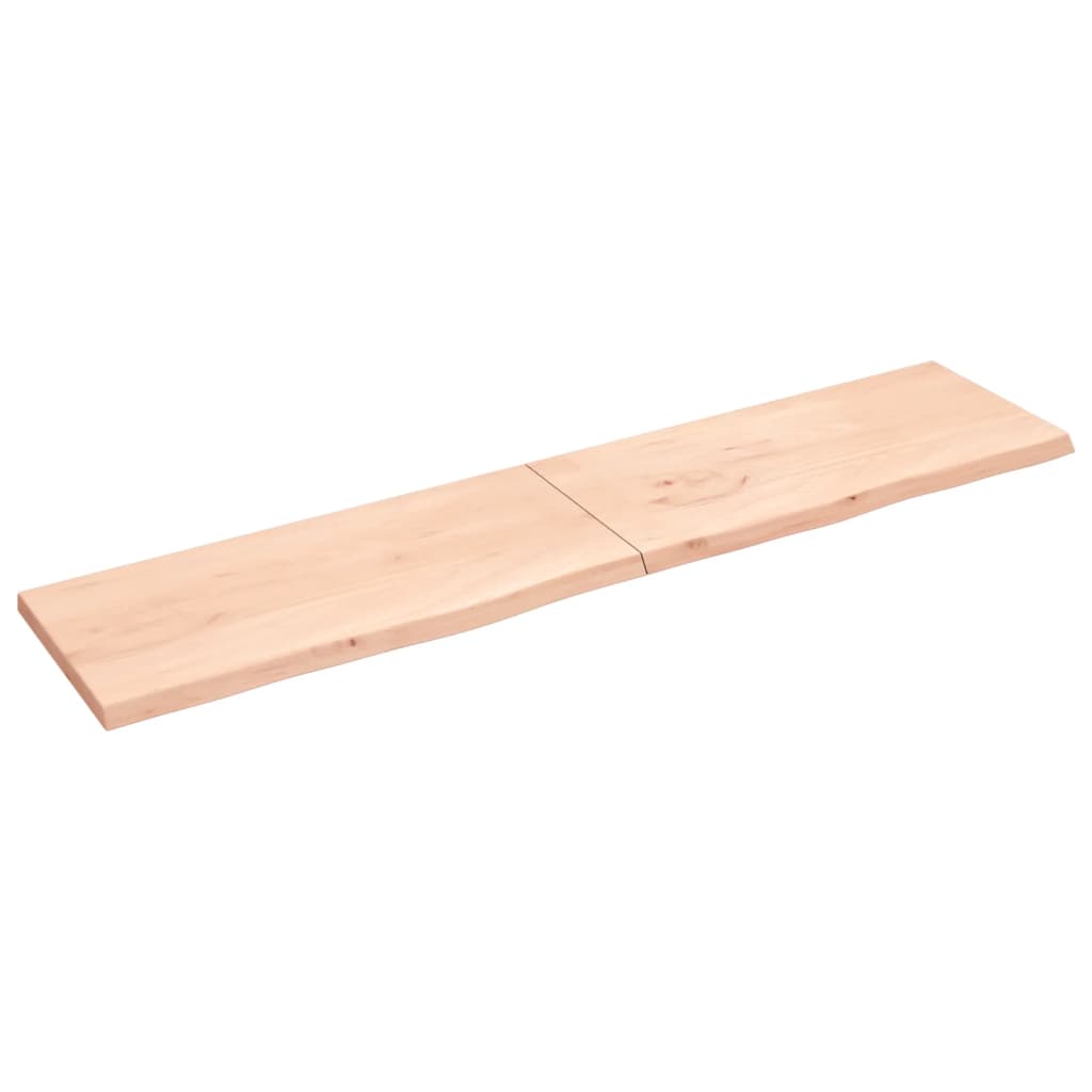 Berkfield Table Top 220x50x4 cm Untreated Solid Wood Oak