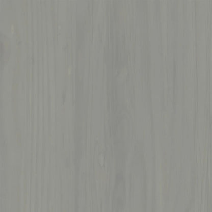 Berkfield Bedside Cabinet VIGO Grey 42x35x40 cm Solid Wood Pine
