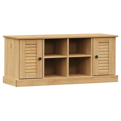 Berkfield Shoe Bench VIGO 106x35x40 cm Solid Wood Pine
