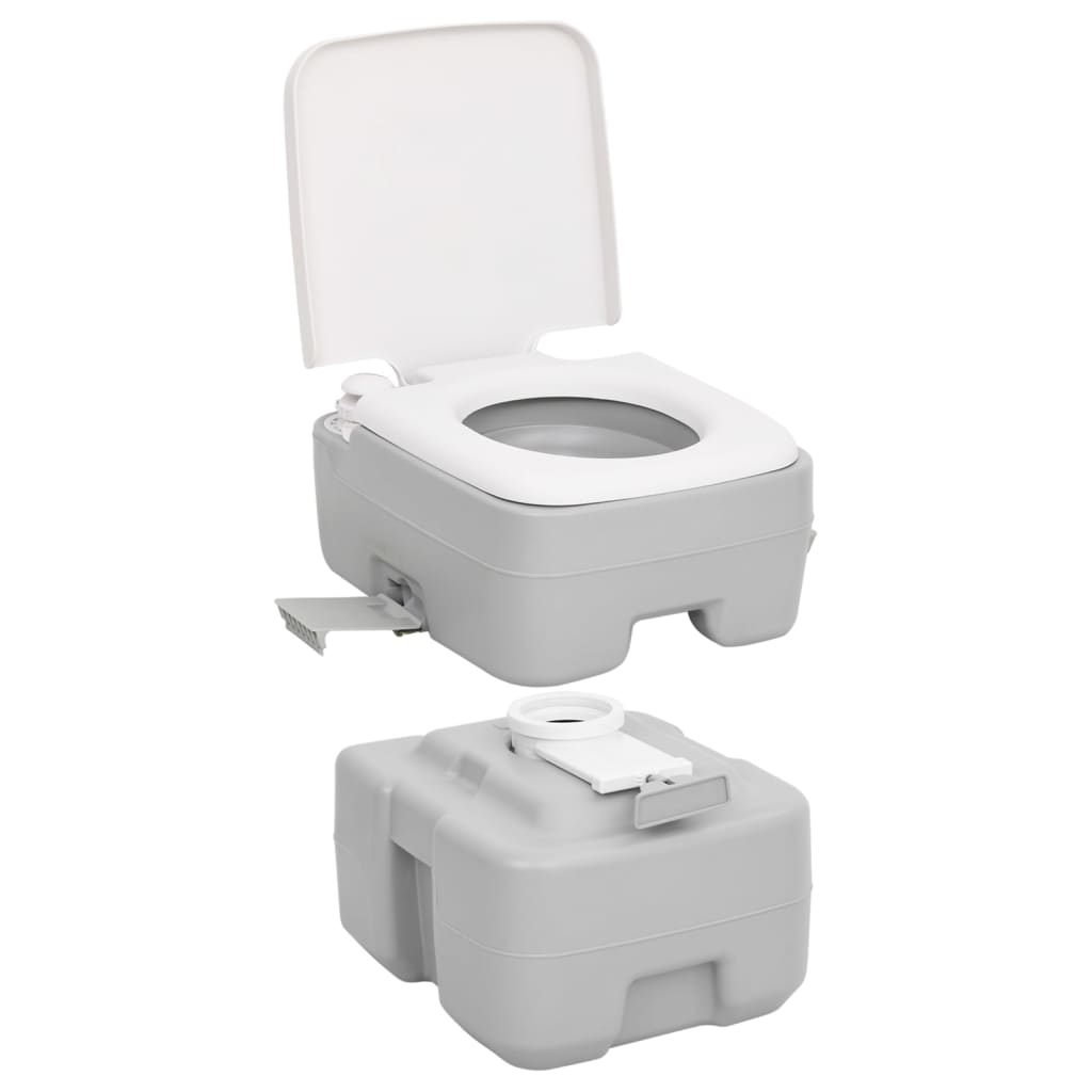 Berkfield Portable Camping Toilet and Water Tank Set
